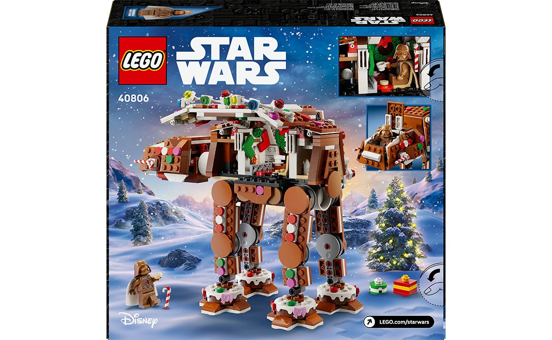 Конструктор Лего LEGO Star Wars Пряниковий крокохід AT-AT™ (40806), фото №2 Конструктор Лего LEGO Star Wars Пряниковий крокохід AT-AT™ (40806), фото №2
