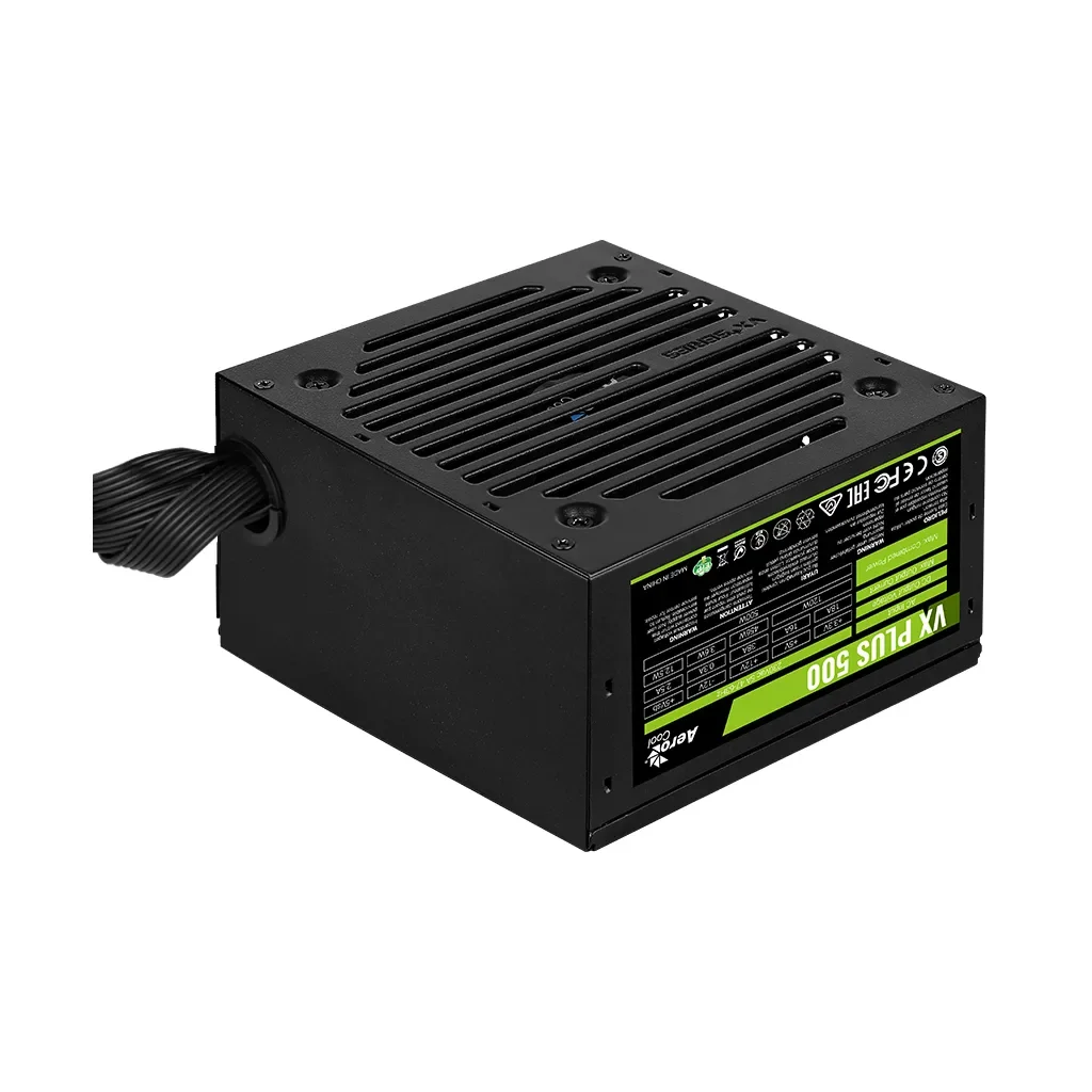 Блок питания AeroCool 500W VX Plus Stealth (ACPN-VS50NEY.12), фото №4 Блок питания AeroCool 500W VX Plus Stealth (ACPN-VS50NEY.12), фото №4