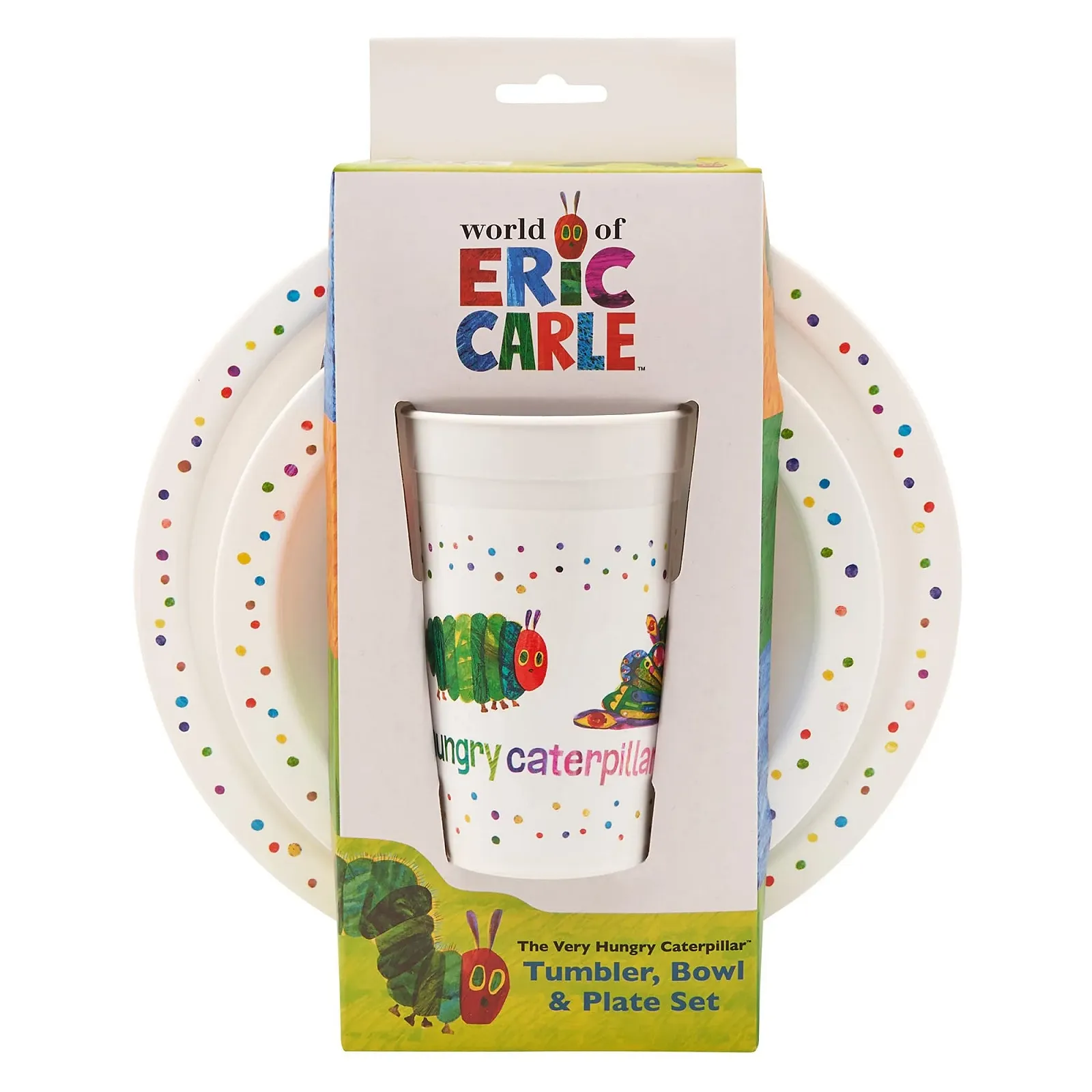 Детский набор посуды Very Hungry Caterpillar из 3 предметов, фото №1 Детский набор посуды Very Hungry Caterpillar из 3 предметов, фото №1