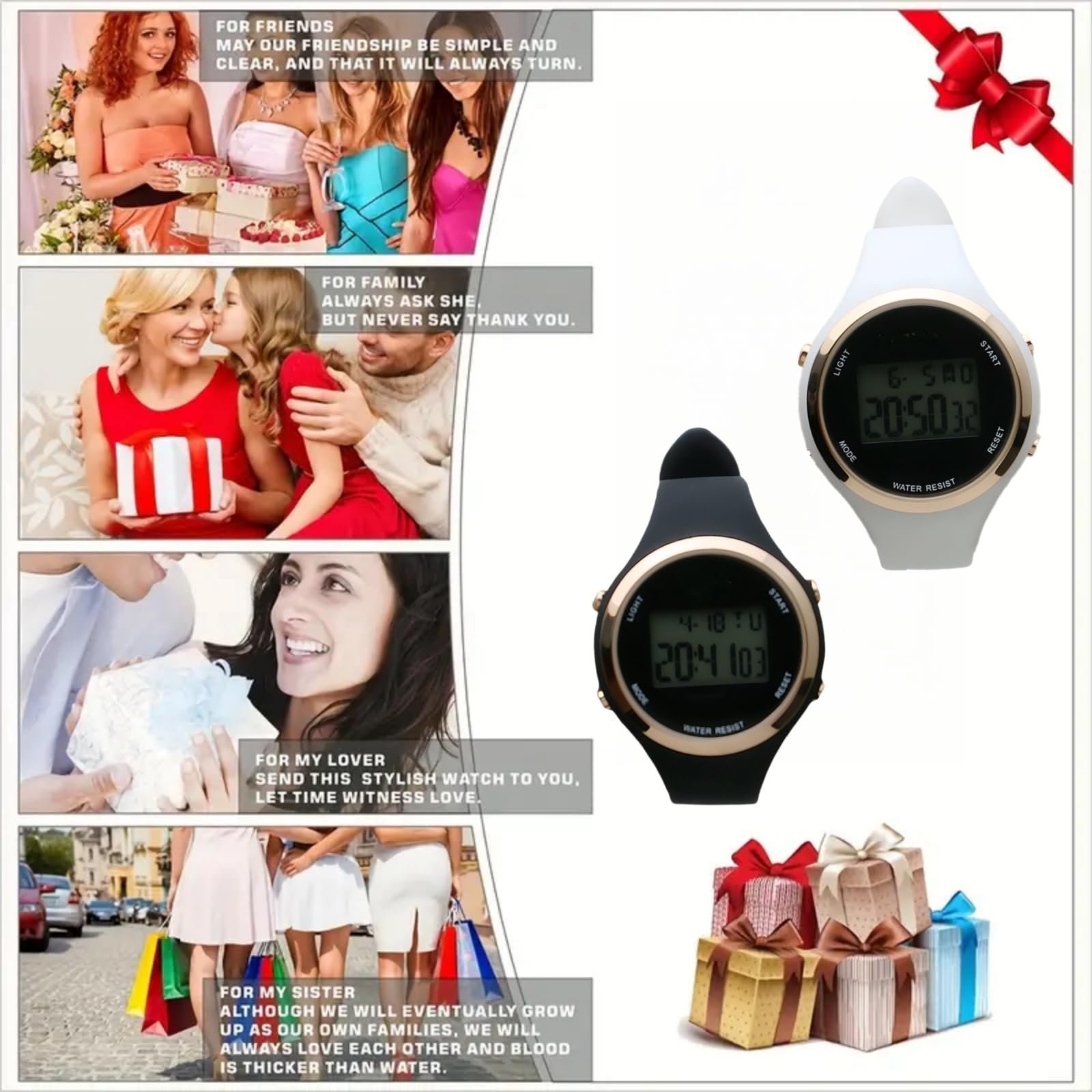 Цифровий годинник SingHao для жінок та чоловіків, для щоденного використання, у використанні, фото №5