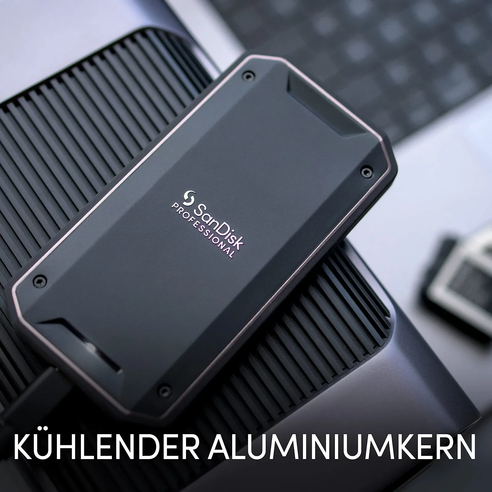 Внешний SSD SanDisk PROFESSIONAL PRO-G40 2TB Rugged NVMe Thunderbolt 3 USB-C 3000 MB/s IP68, фото №6 Внешний SSD SanDisk PROFESSIONAL PRO-G40 2TB Rugged NVMe Thunderbolt 3 USB-C 3000 MB/s IP68, фото №6
