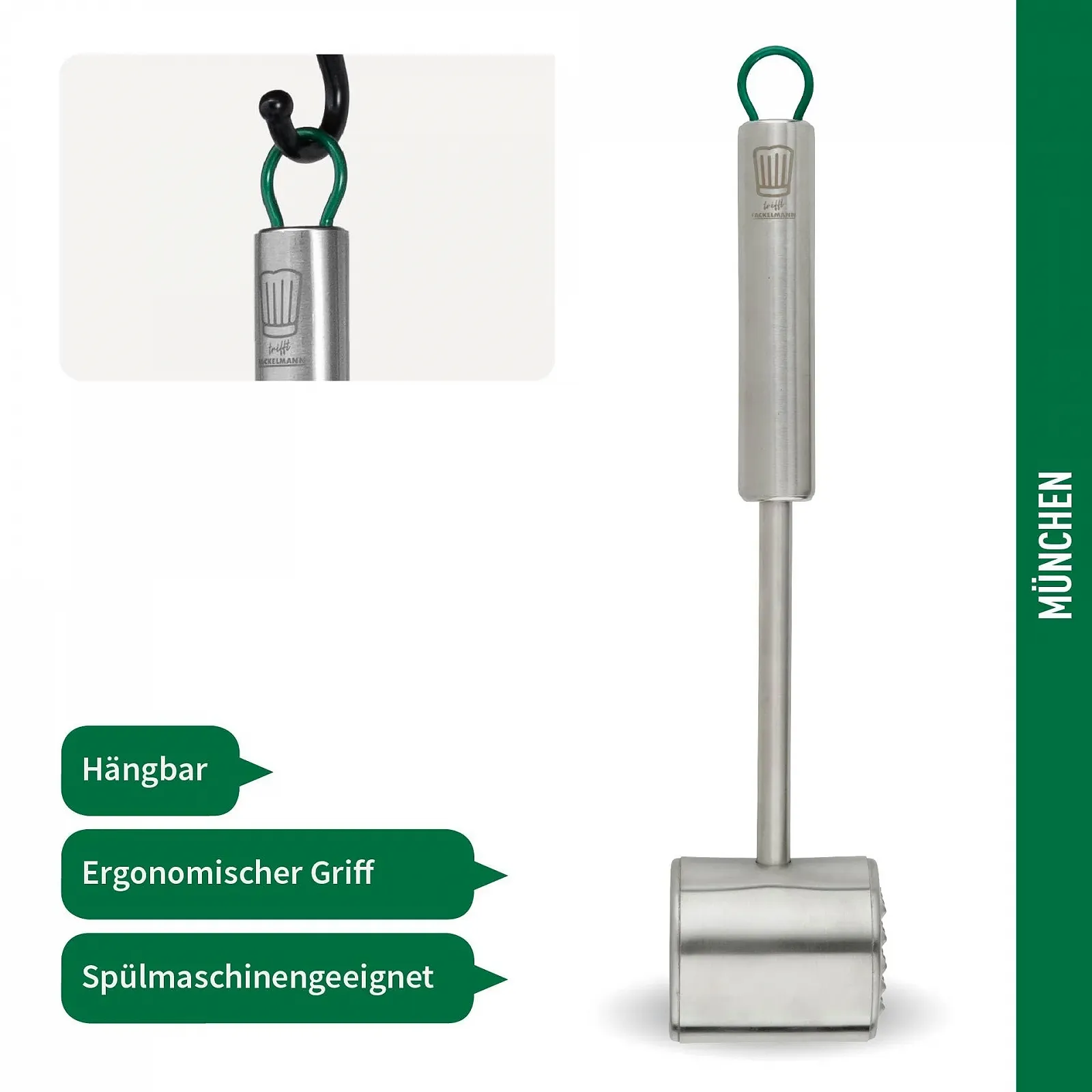 Тендерайзер для мяса Chefkoch trifft Fackelmann Stainless Steel 18/10, фото №3
