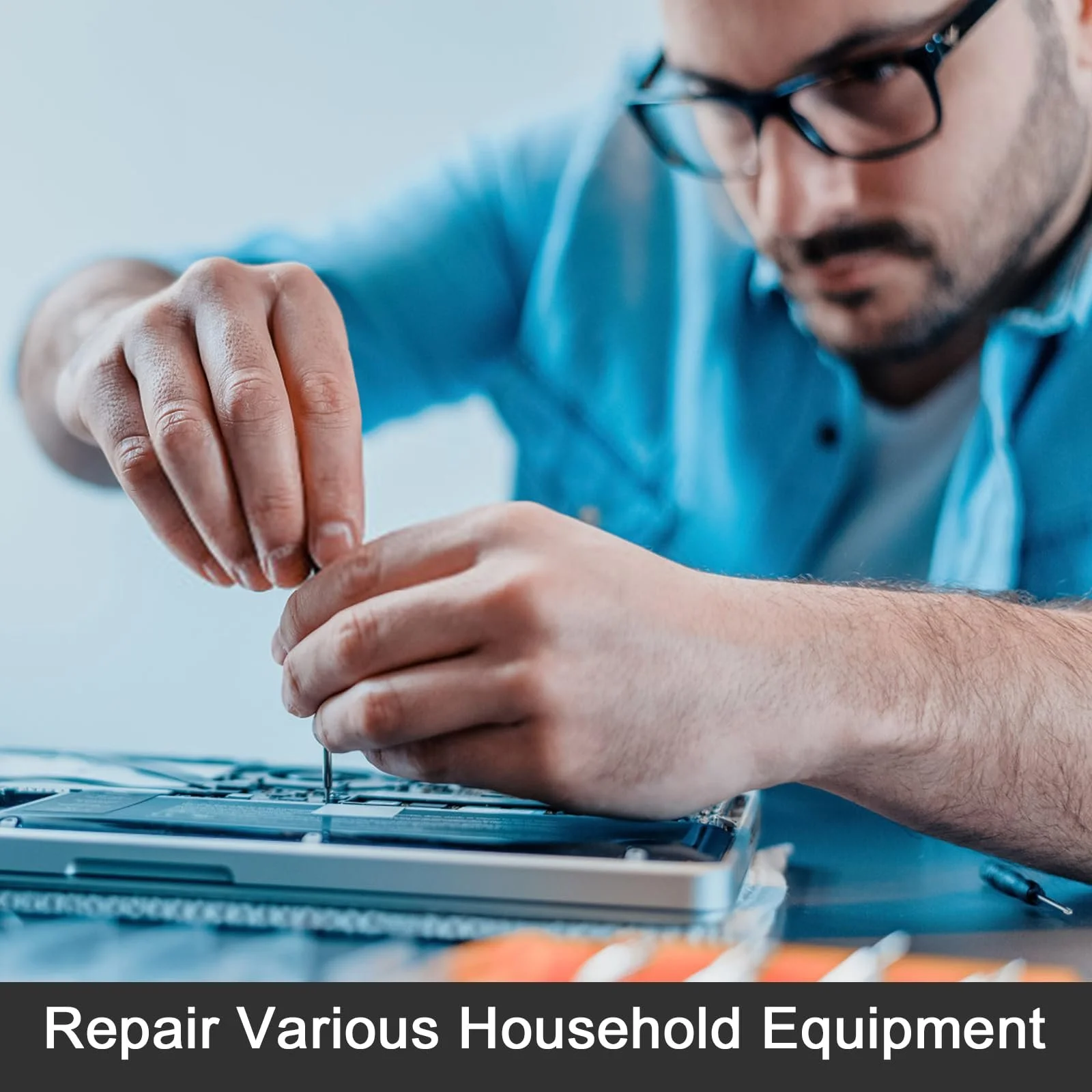 Набір прецизійних викруток 11 в 1 для годинників та окулярів легована сталь, фото №2