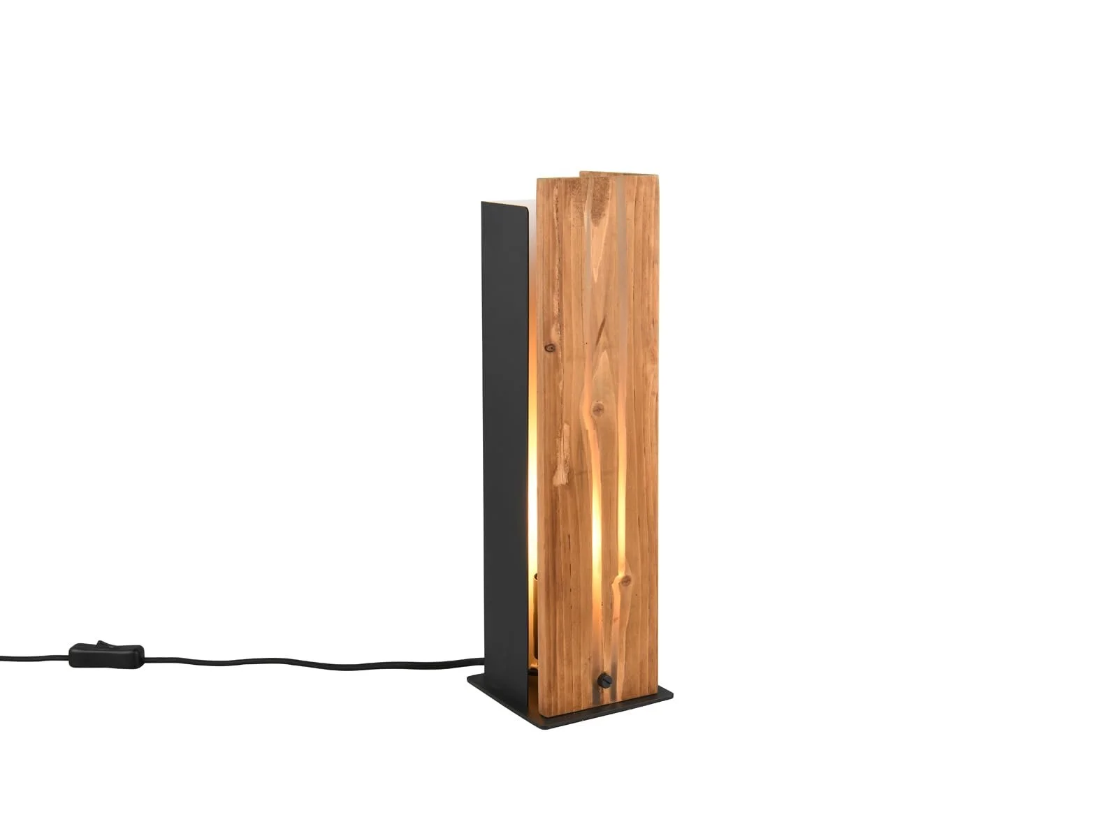 Настільна лампа Large Rustic Natural Wood Dimmable 40 см, фото №2