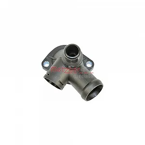 Фланец охлаждающей жидкости METZGER 4010047 для VAG, головка блока цилиндров, со стороны коробки передач - Фото 1