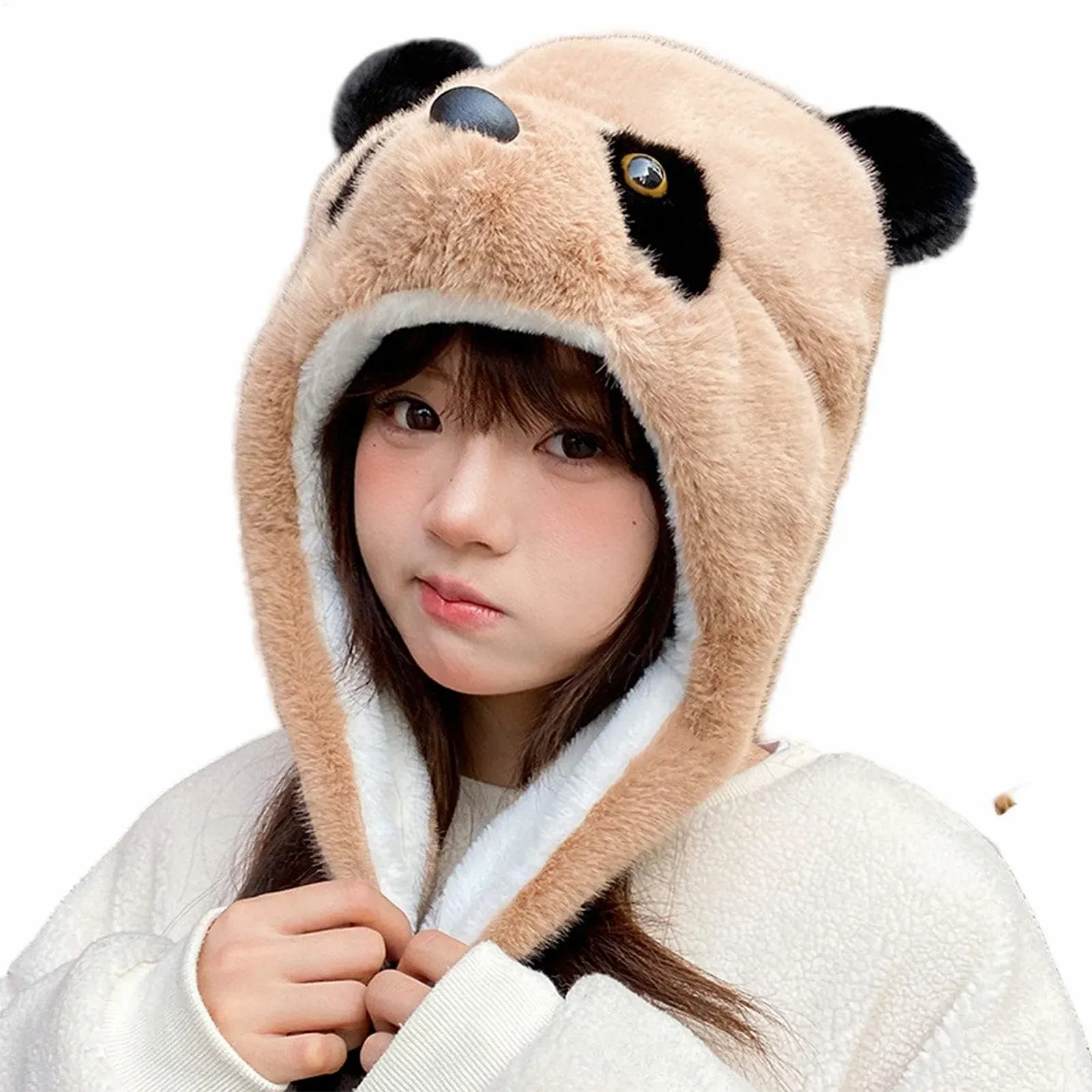 Шапка с ушками медвежонка NevPuose Милая, фото №5