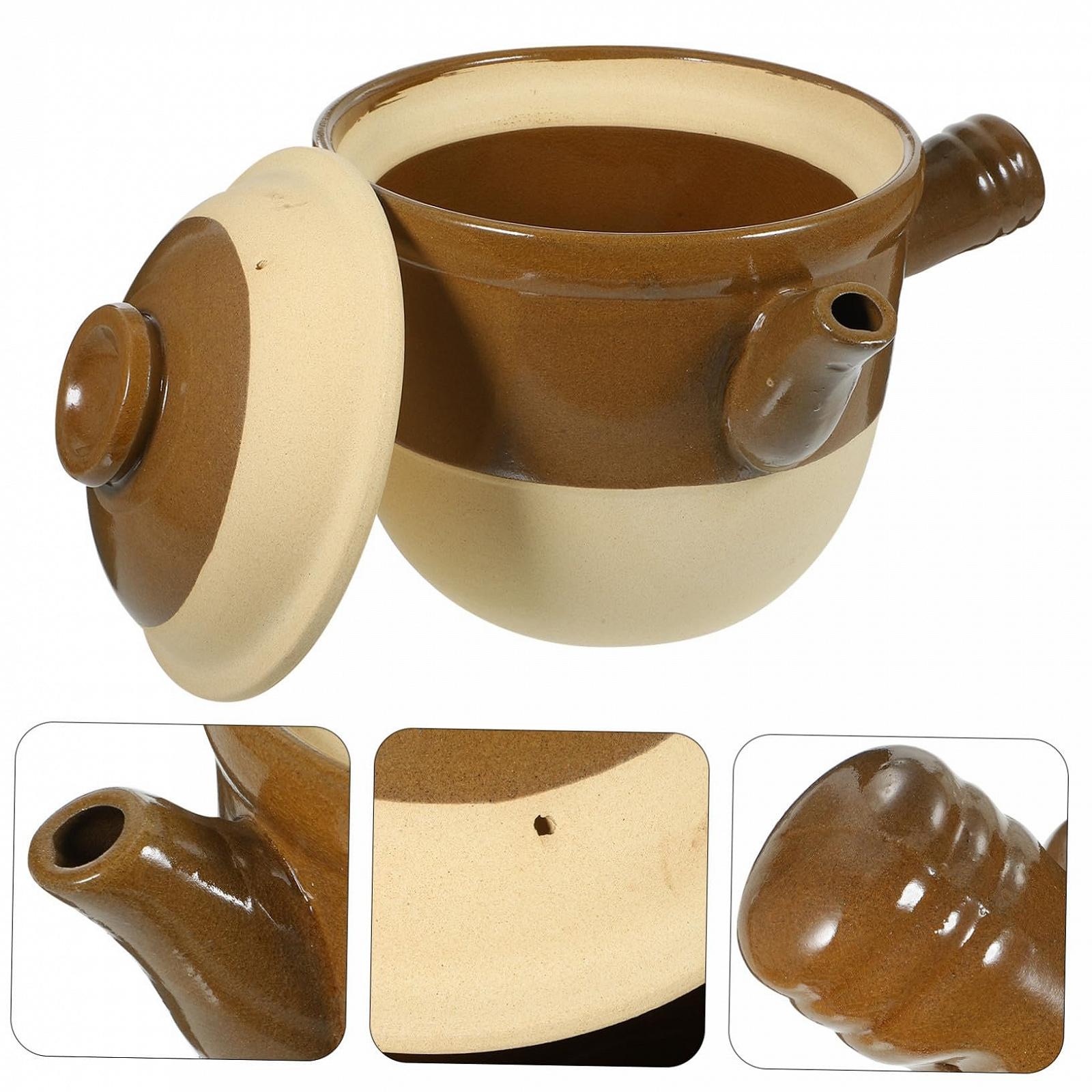 Кастрюля для трав VICASKY жаропрочная керамическая 2 л, фото №9