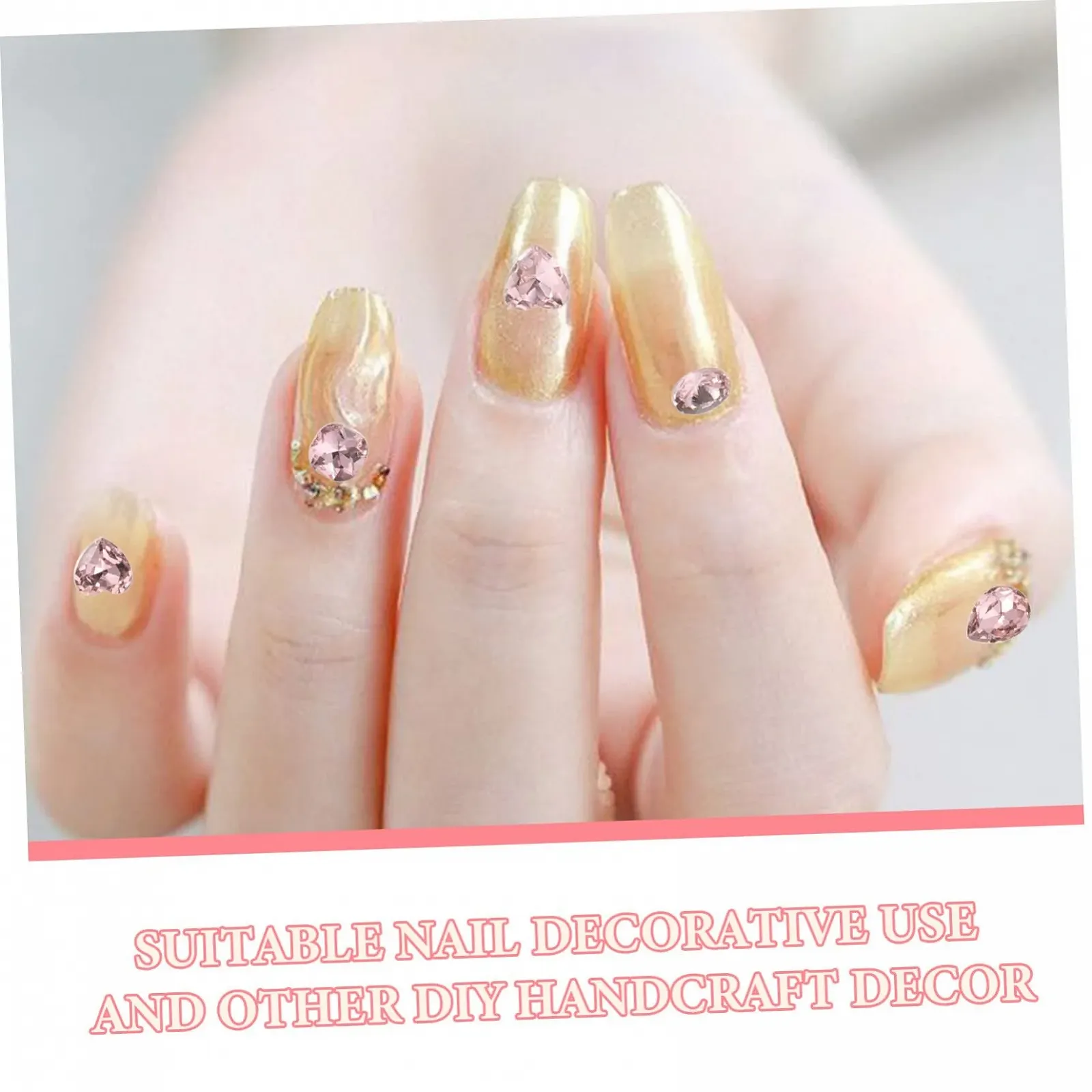 Стразы для ногтей Healeved для DIY маникюра с неровными формами. Высококачественные, прочные драгоценности для творческого дизайна ногтей, рукоделия и DIY проектов, фото №5