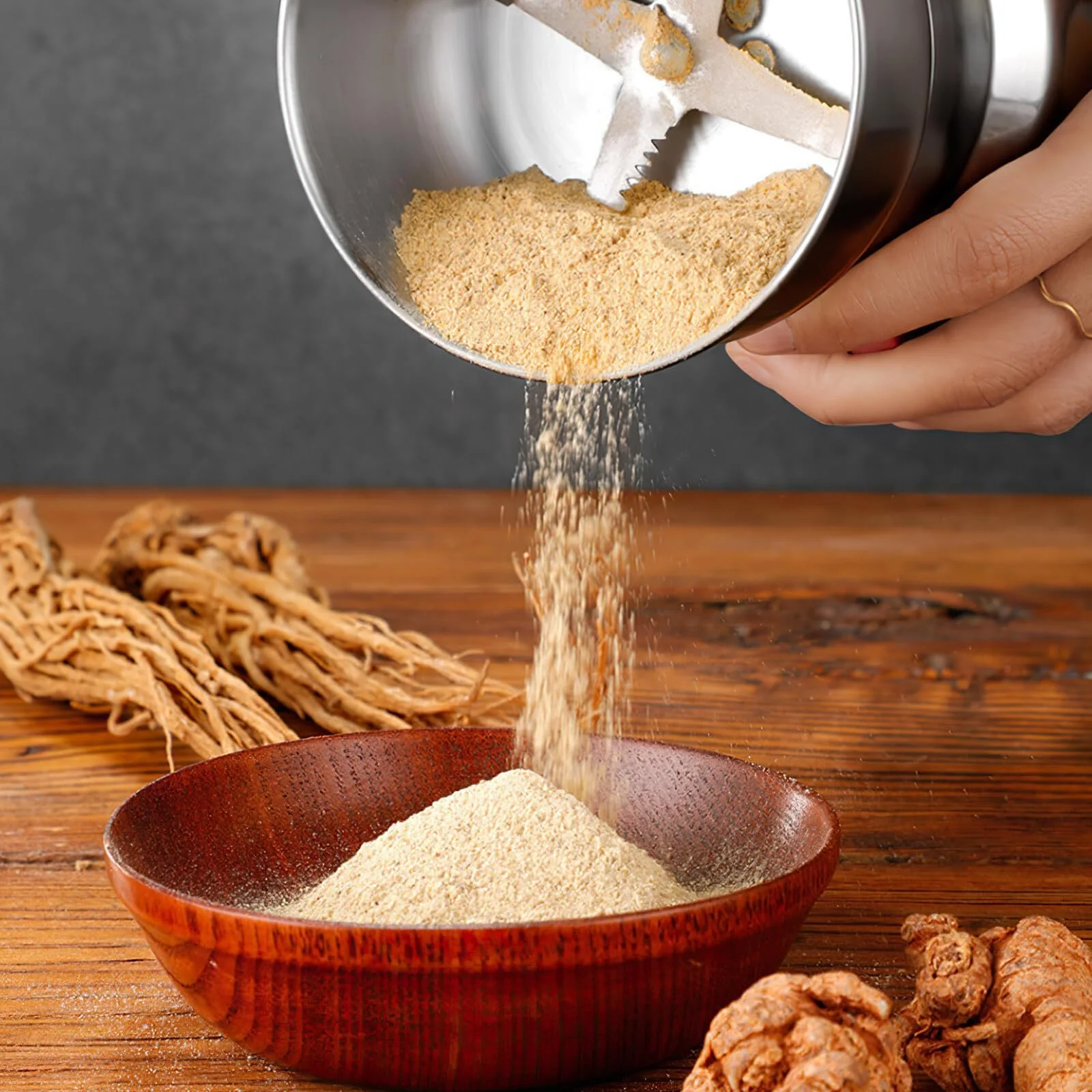 Млин для зерна Багатофункціональний 150 Вт Млин з нержавіючої сталі Маленька, фото №5 Млин для зерна Багатофункціональний 150 Вт Млин з нержавіючої сталі Маленька, фото №5