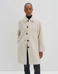 Пальто someday VILUNA Жіноче середньої довжини з штучного хутра, стандартний крій synthetic.ua - Фото 1