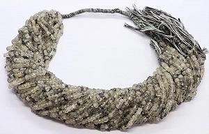 Бусины Родель Граненые Бусины из Натурального Черного Рутила 3.5-4 мм - Фото 1