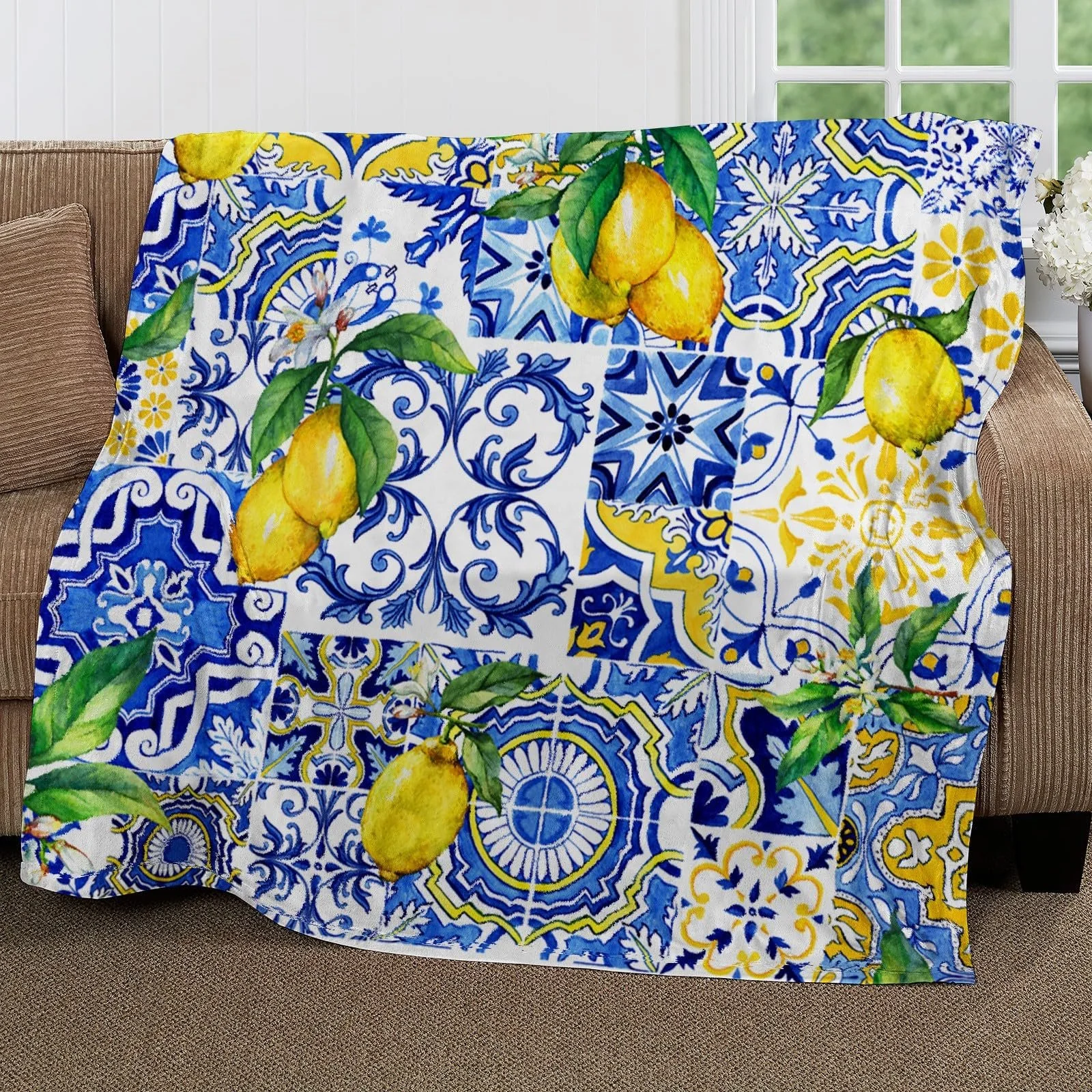 Покривало XCWYF Для дивану, 180 x 200 см, Пухнаста Покривало з флісу, фото №2