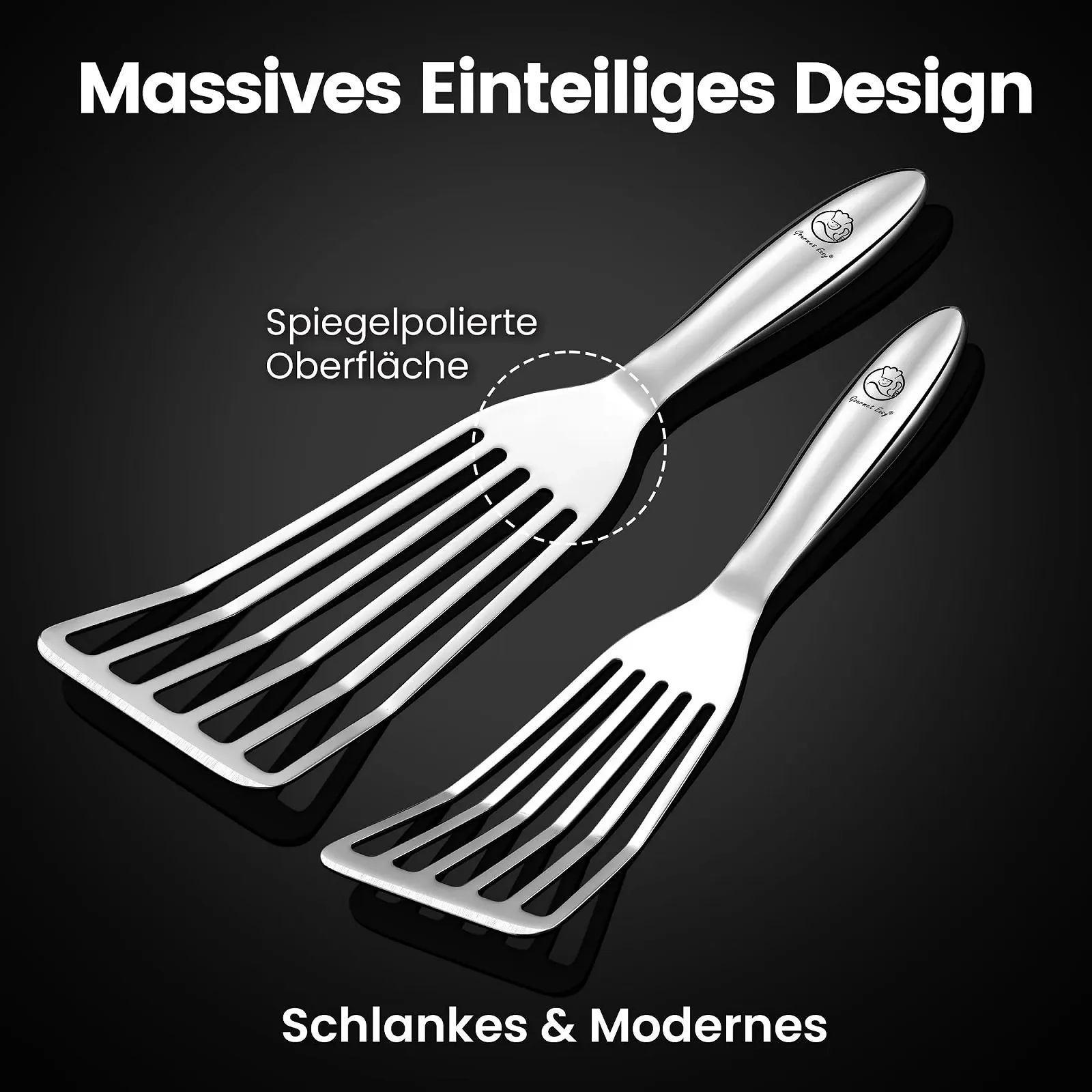 Набор лопаток Kitchen Aid Stainless Steel for Fish & Meat Small & Large, фото №5 Набор лопаток Kitchen Aid Stainless Steel for Fish & Meat Small & Large, фото №5