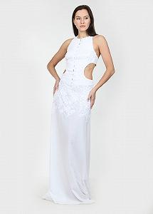 Платье Enna Levoni 42 Белый (ND-021216-White) synthetic.ua - Фото 1