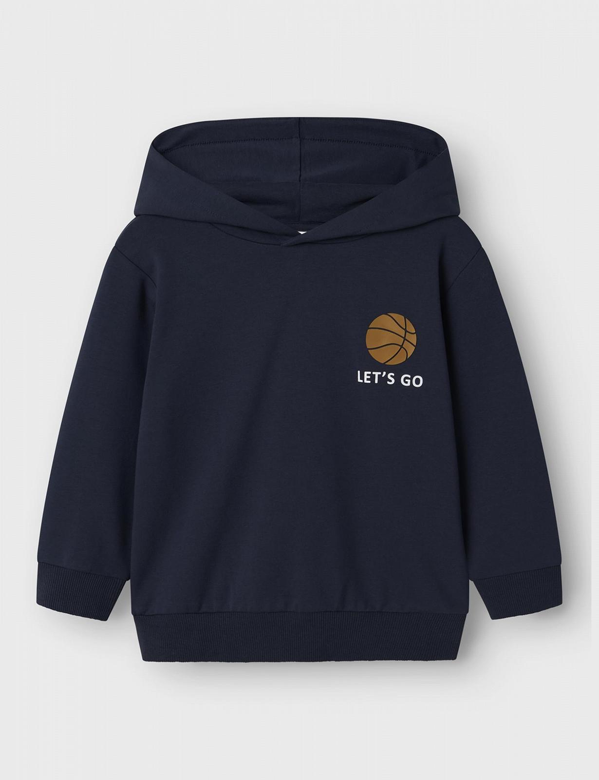 Толстовка NAME IT Nmmkelvin LS Nreg Sweat Wh Unb Box, фото №3