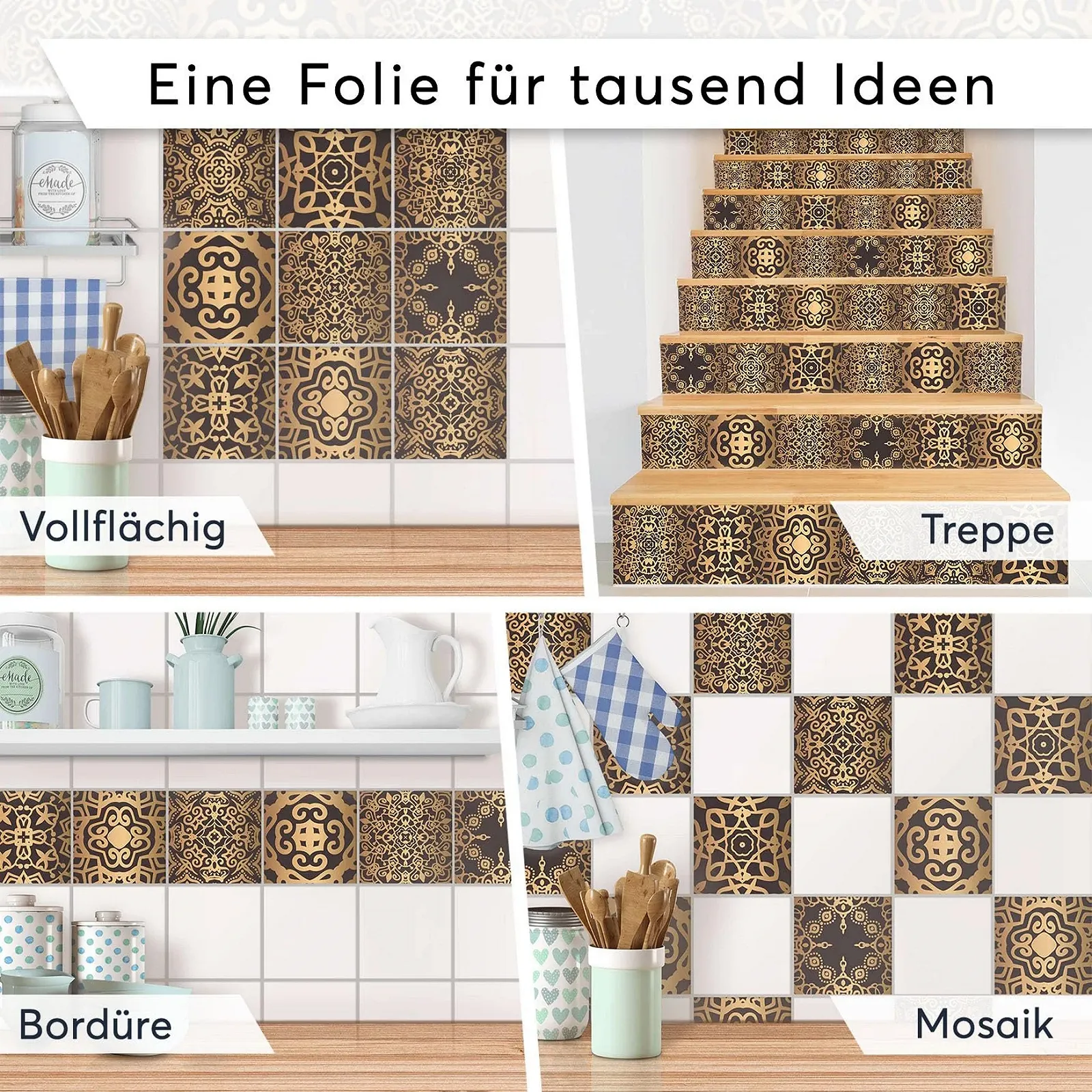 Наклейки для плитки Creatisto Tile Mosaic Hamam Vibes 9 шт., фото №8