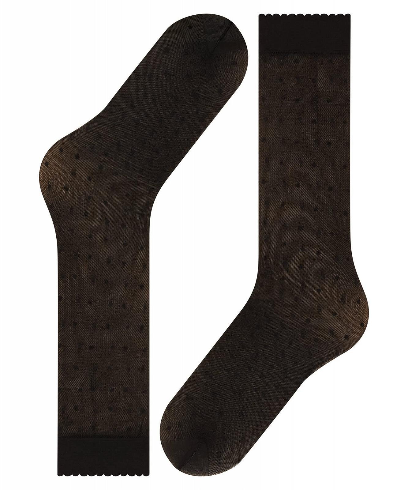 Гольфы FALKE Dot 15 Den Прозрачные, устойчивые к разрывам, без давления, экстра мягкий комфортный пояс, усиленный носок и тонкие стежки, в горошек, тонкий мягкий материал 1 пара, фото №6