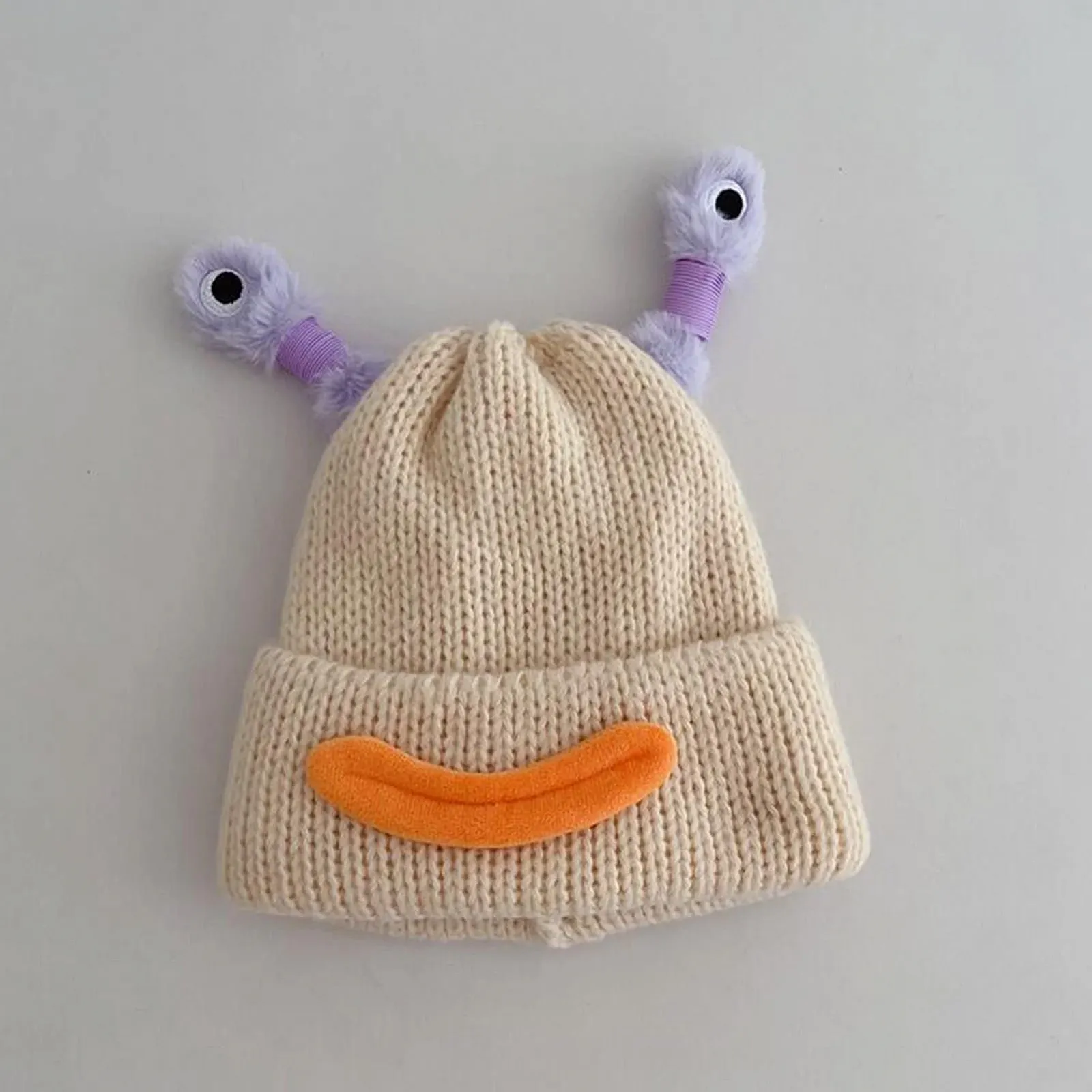 Шапка-бини Demaxiyad Смешная, зимняя трикотажная, фото №3