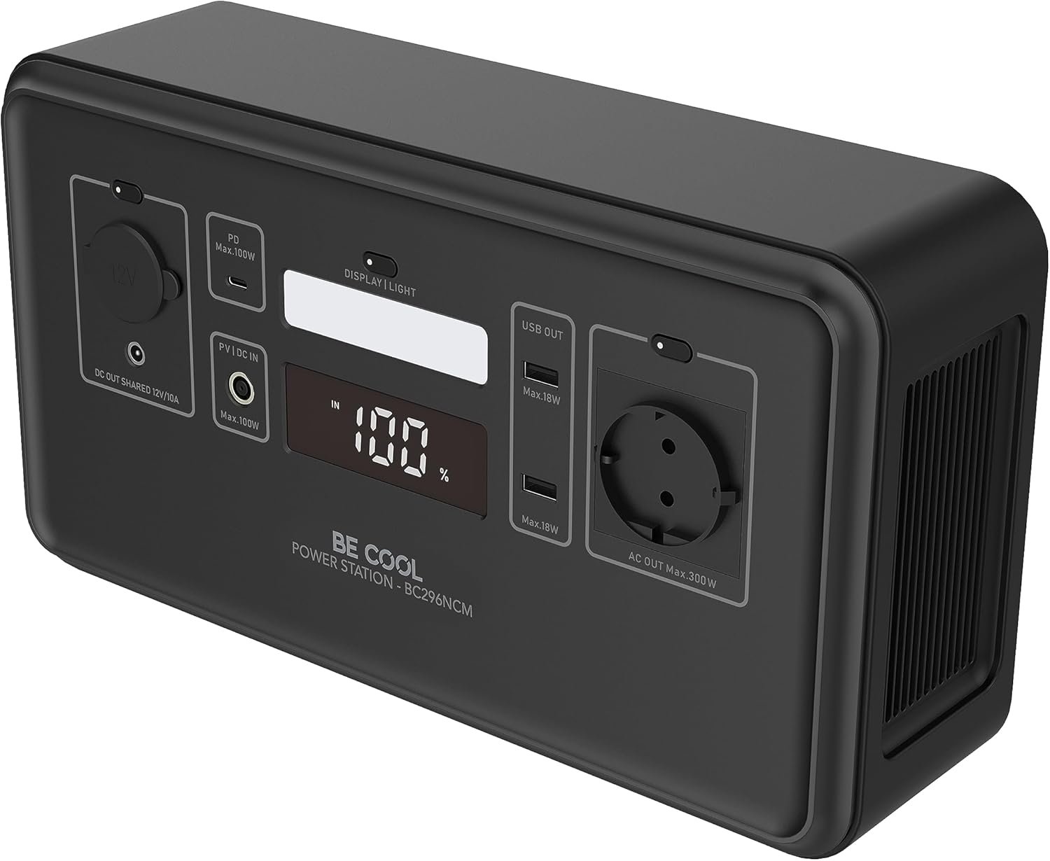 Зарядна станція BE COOL BC296NCM 500 Вт / 300 Вт / 296 Вт*год / Чиста синусоїда, фото №6