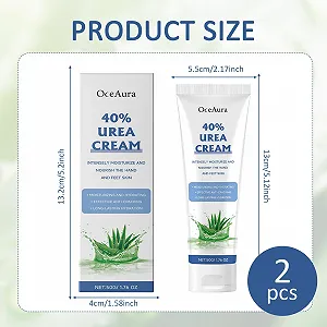Крем с мочевиной Urea Cream 40% Urea для рук и ног, увлажняющий, отшелушивающий, набор из 2 шт. synthetic.ua - Фото 1