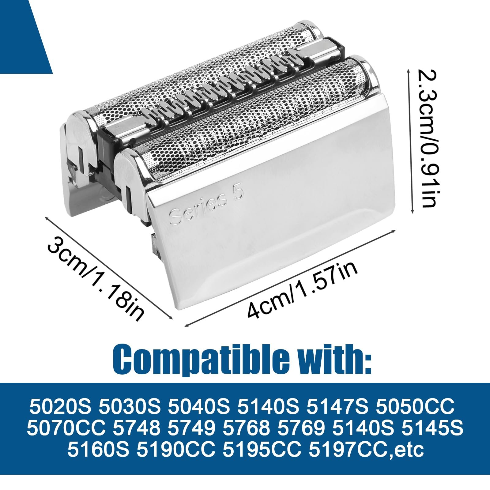 Сменная головка для бритвы Braun Series 5 52S Silver, фото №2