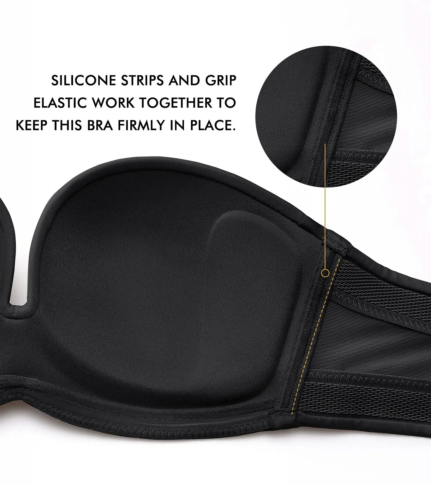 Бюстгальтер DELIMIRA Push Up Strapless Lace Moulded Cups, фото №5 Бюстгальтер DELIMIRA Push Up Strapless Lace Moulded Cups, фото №5