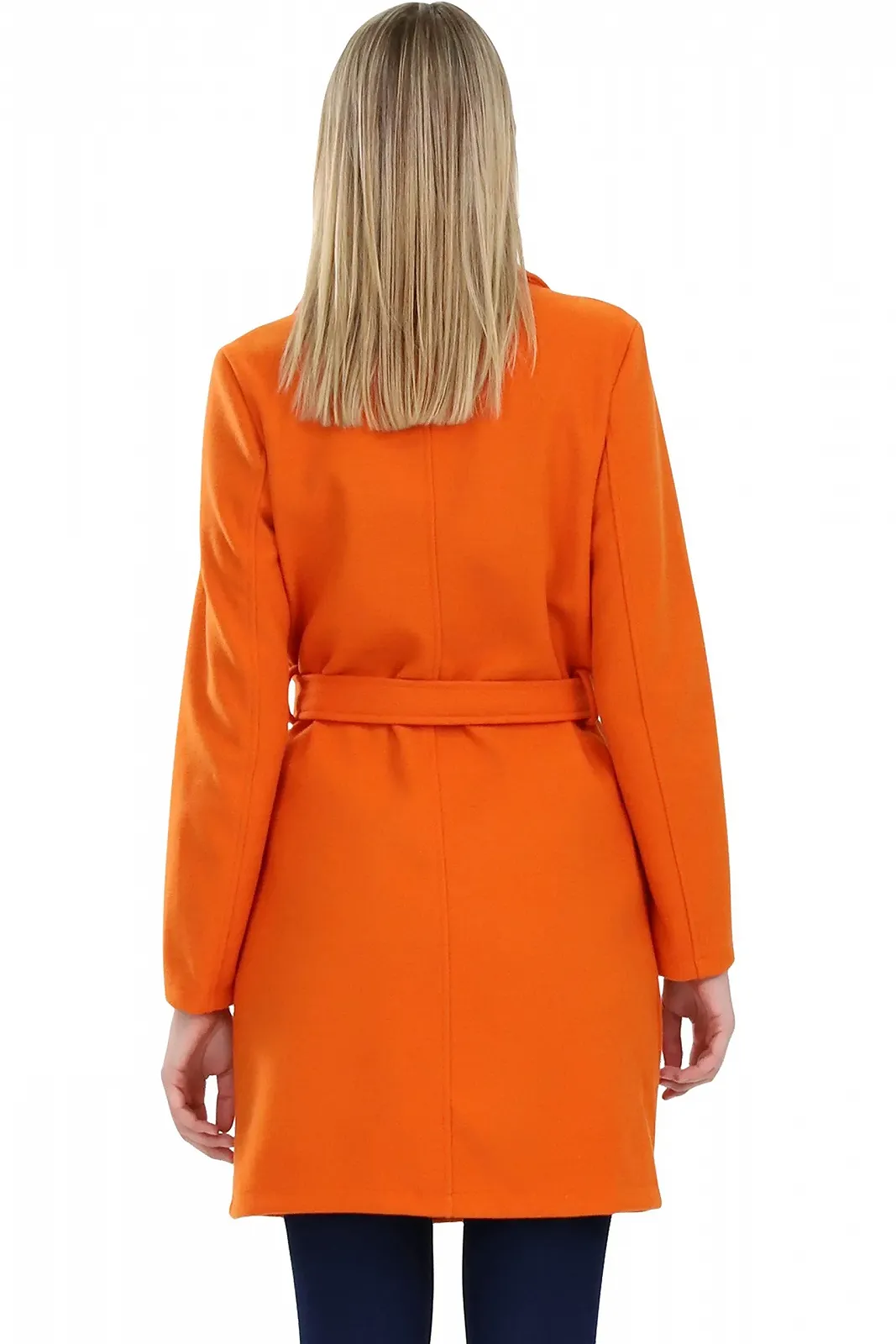 Тренч malito Жіночий Однотонний з поясом і кишенями, фото №4