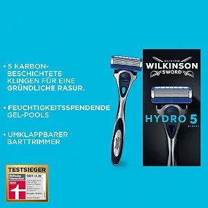 Бритва мужская Wilkinson Sword Hydro 5 12 сменных лезвий synthetic.ua - Фото 1