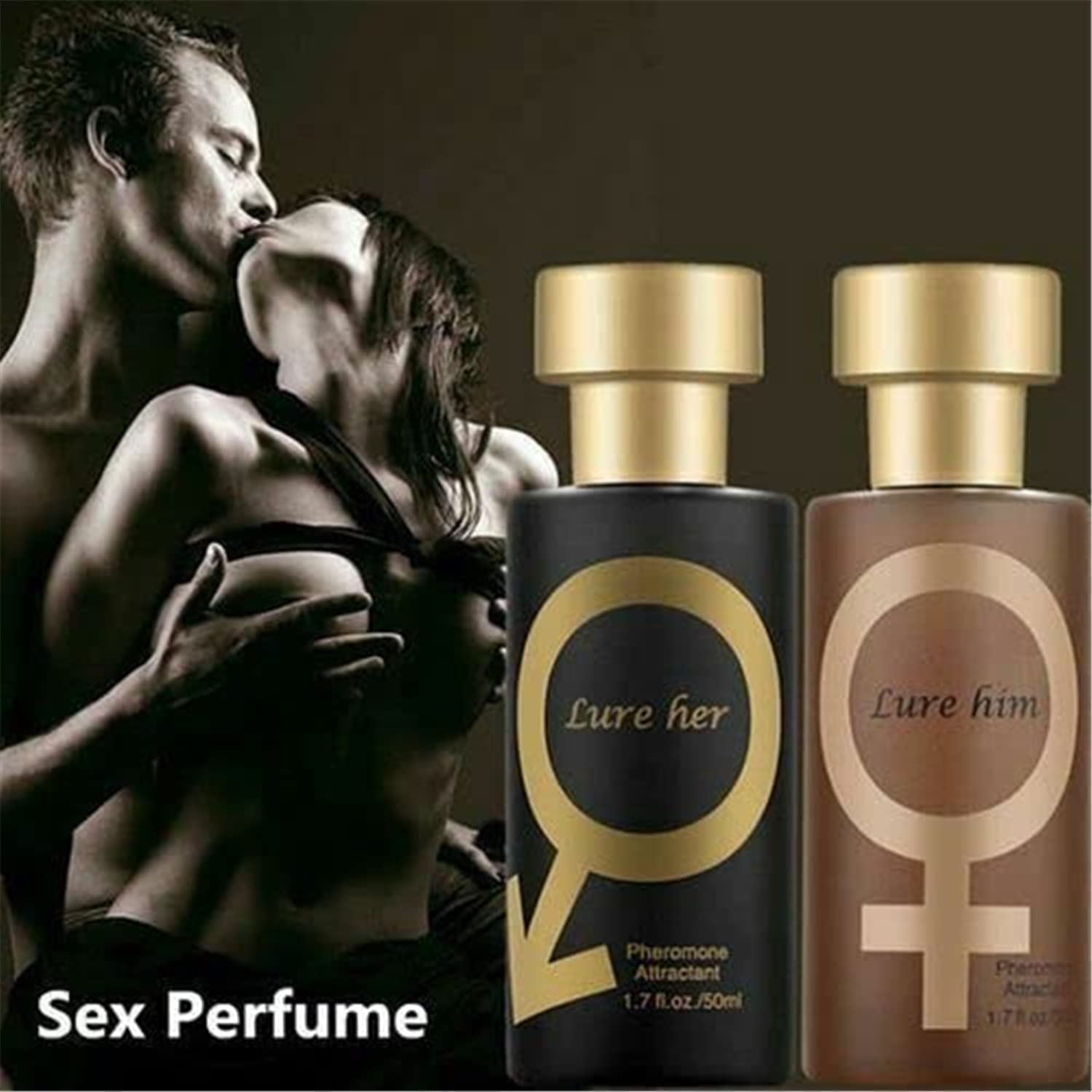 Парфуми Golden Lure Pheromone Perfume For Women Gold, фото №2
