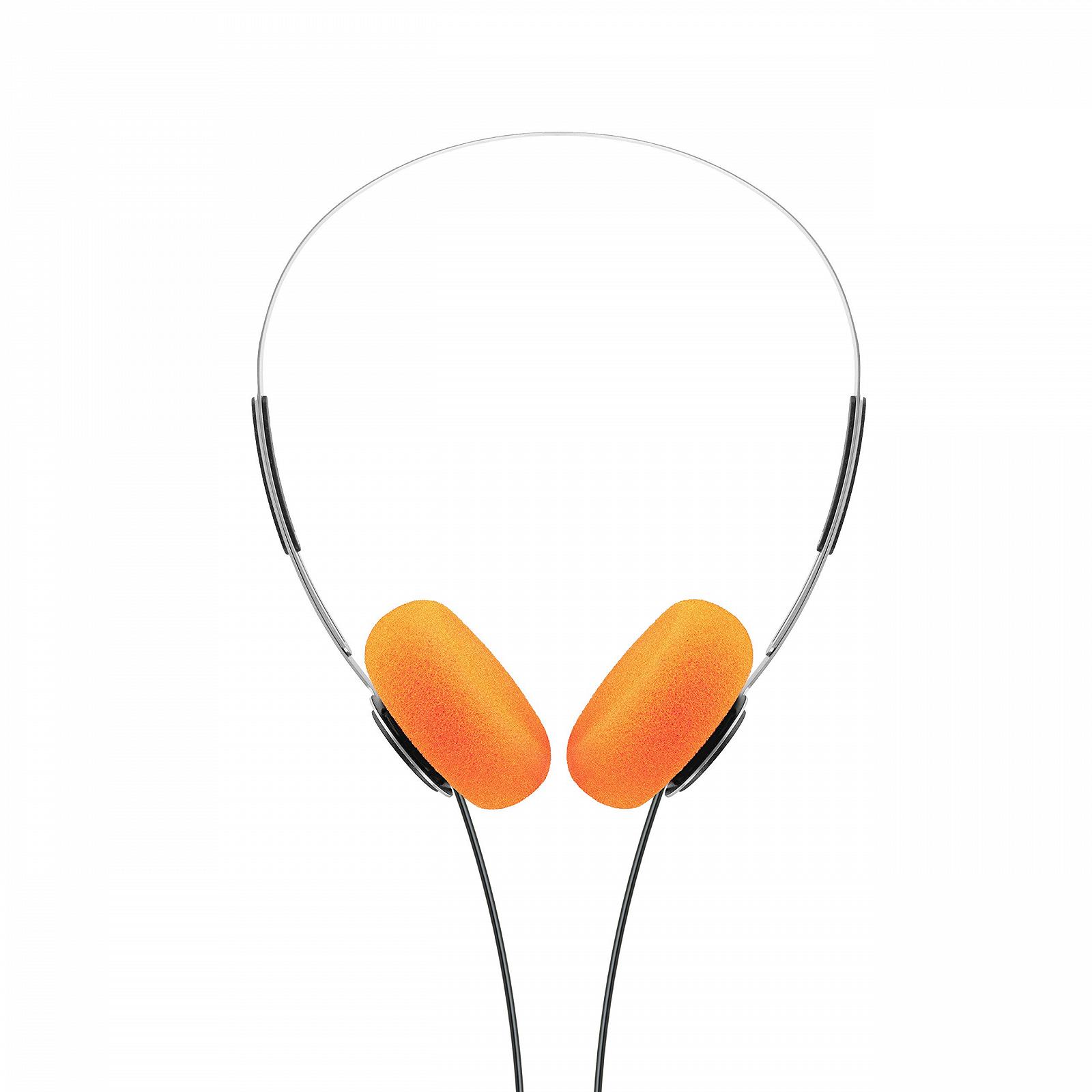 Наушники Koss x Retrospekt P/21 On-Ear Retro Оранжевый Черный и Серебряный, фото №2