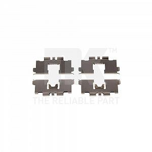 Монтажний комплект гальмівних колодок NK 7922068 для NISSAN, передня вісь - Фото 1