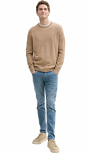 Джинси mens Jeans Troy Slim 1044968-10162 Tom Tailor Блакитний XL synthetic.ua - Фото 1