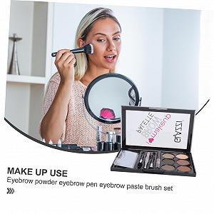 Набор BELLIFFY Набор Кисть Водостойкая Пудра для бровей ABS synthetic.ua - Фото 1