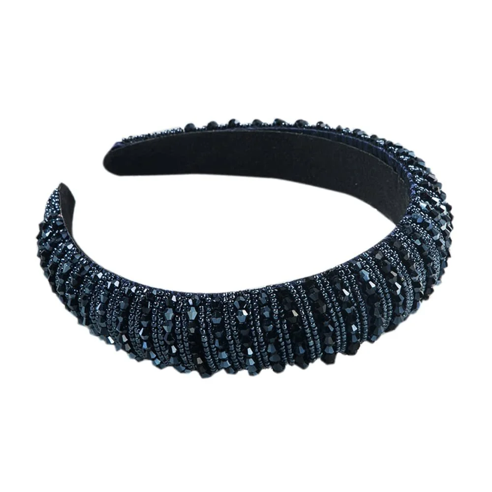 Обруч для волос со стразами, фото №2