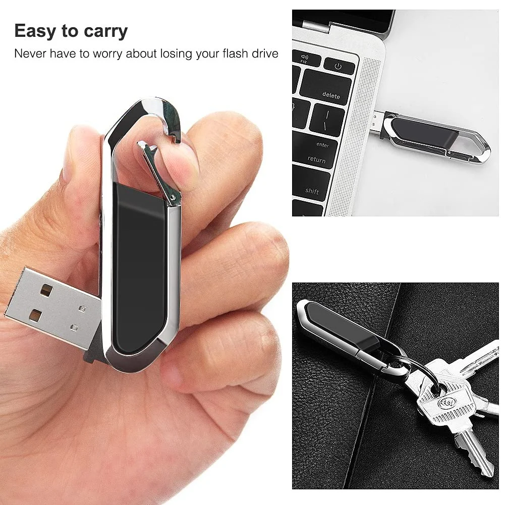 USB Flash Drive 64GB USB 2.0 з брелоком Black, фото №3 USB Flash Drive 64GB USB 2.0 з брелоком Black, фото №3