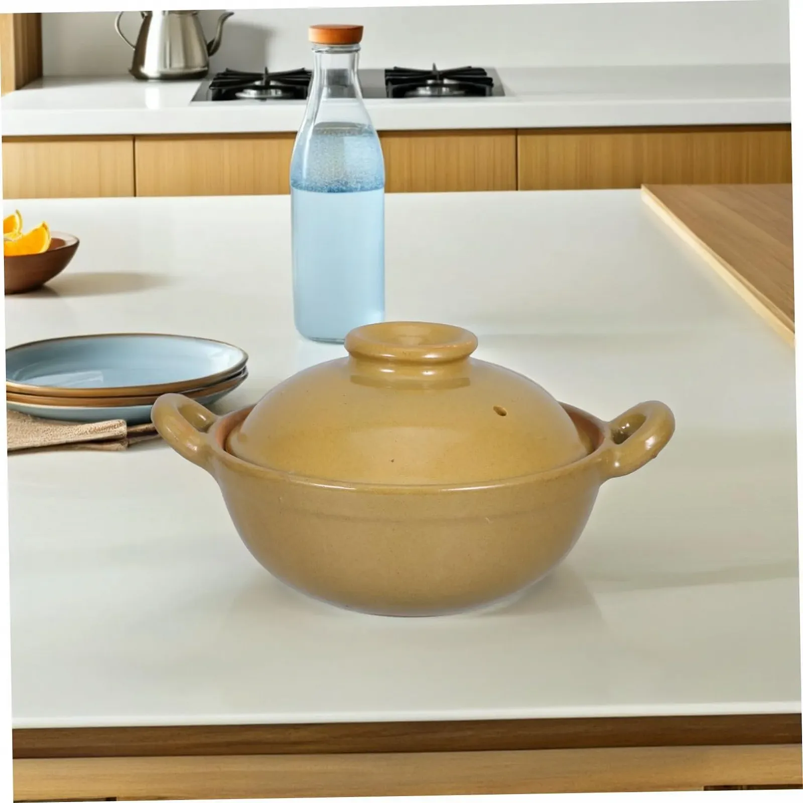 Кастрюля керамическая GALPADA с двойными ручками Керамика, фото №8 Кастрюля керамическая GALPADA с двойными ручками Керамика, фото №8