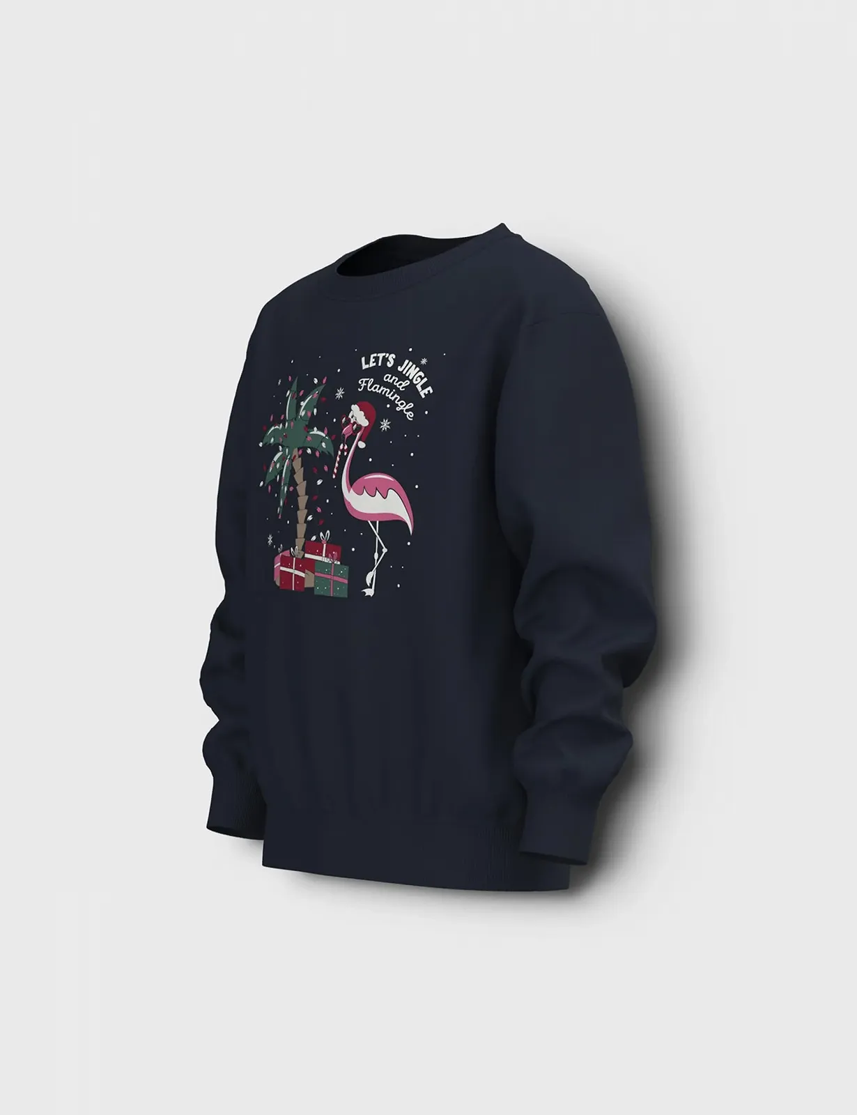 Толстовка NAME IT Nkfvismas LS Nreg Sweat Bru для дівчат, фото №3