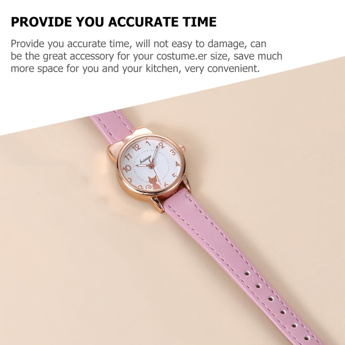 Годинник OATIPHO S Комплект котячий милий годинник для жінок, фото №7