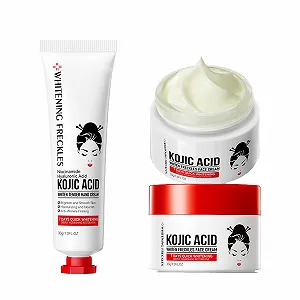 Крем Kojic Acid для рук, против старения, выравнивает тон кожи, от солнечных повреждений и возрастных пятен, для коррекции темных пятен - Фото 1