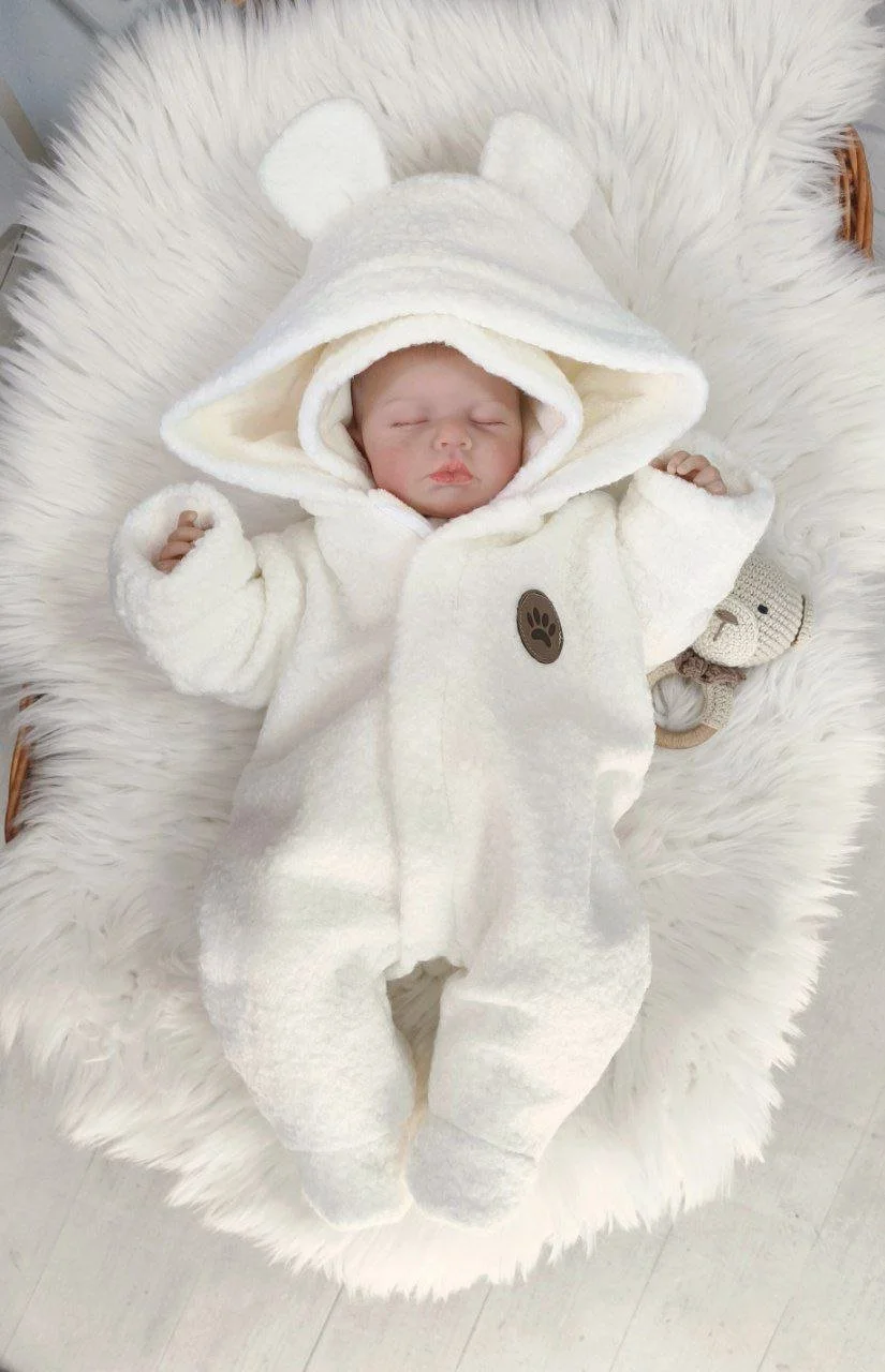 Теплий набір для новонародженогоТедді молочний, фото №2