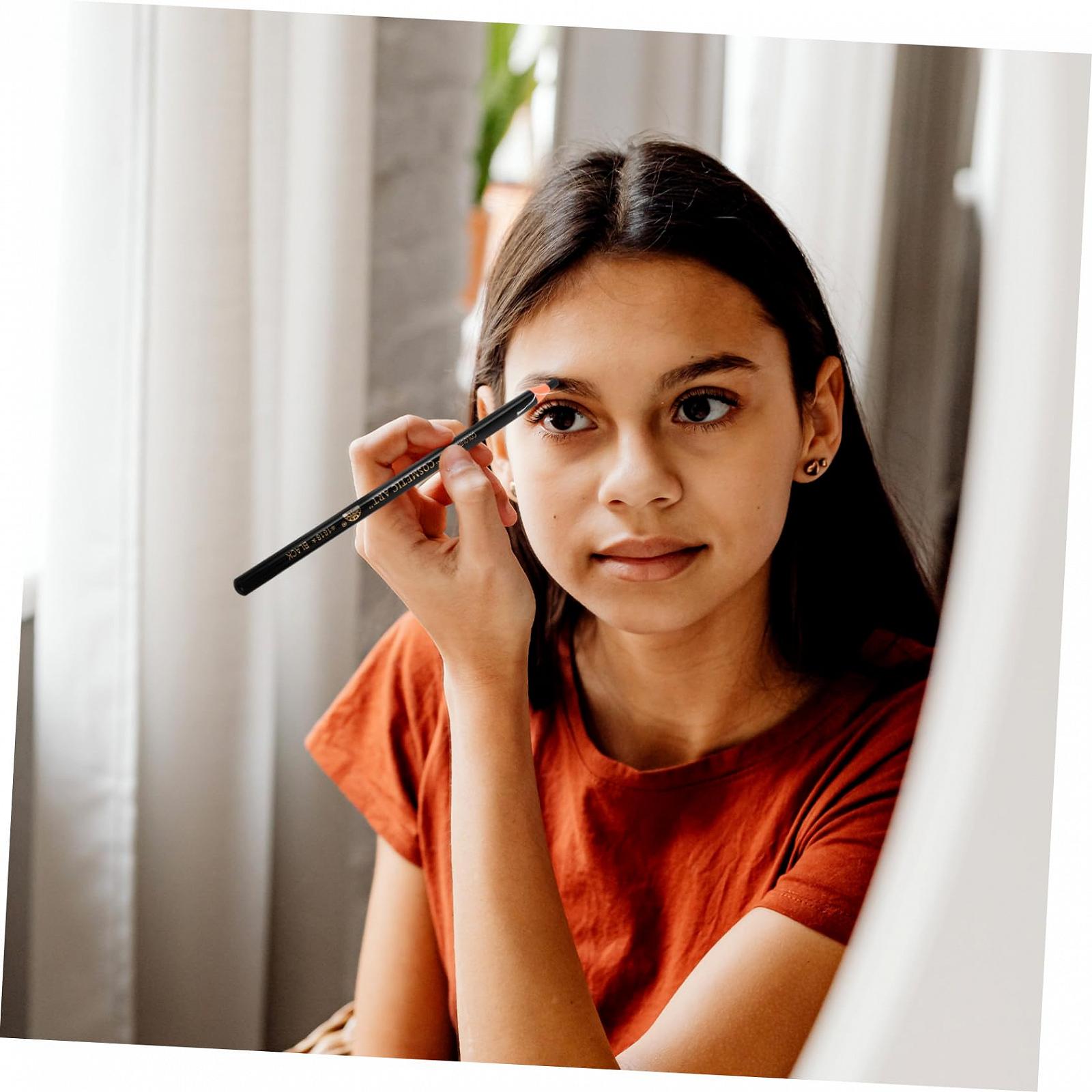 Карандаш для бровей Uonlytech Чёрный Водостойкий Не растекается, фото №7