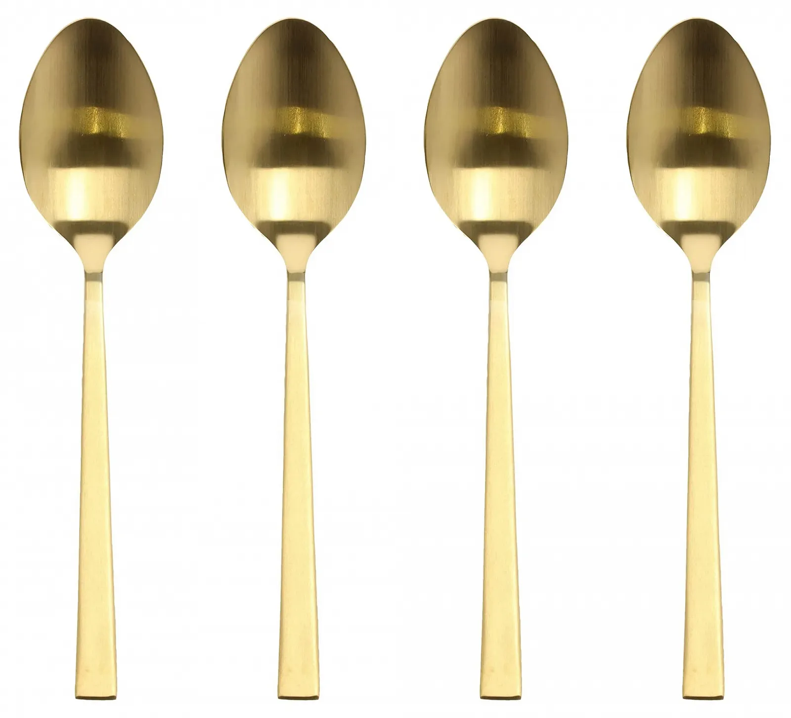 Ложки чайні BITZ 14.2 см, набір 4 шт, латунь, фото №1