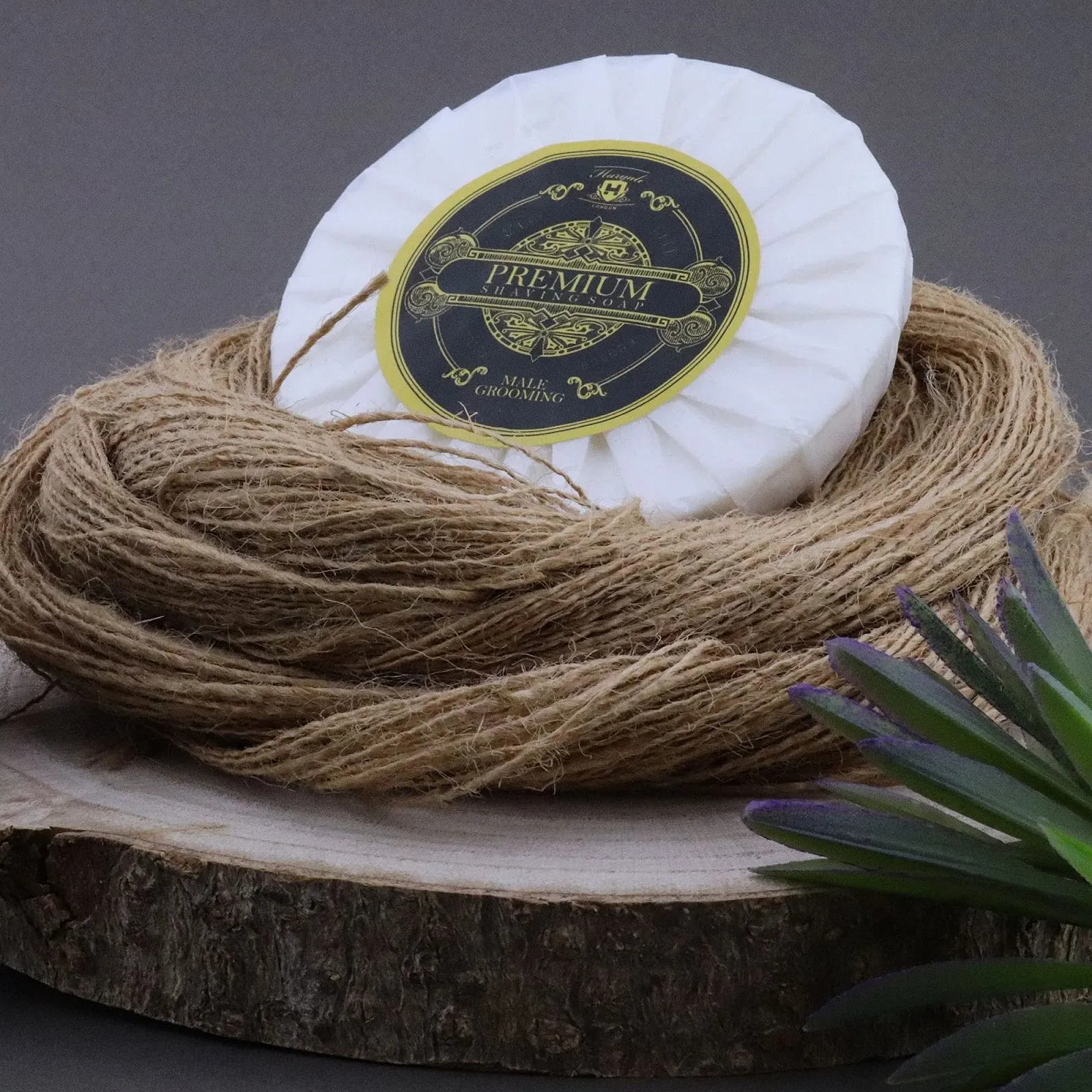 Набор для бритья Brand Box станок, помазок, чаша, подставка Ivory, фото №5