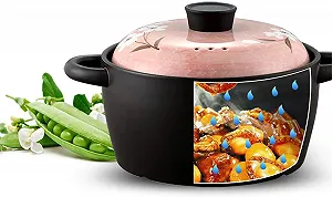 Каструля керамічна термостійка для тушкування чорна ціна на synthetic.ua - Фото 1 Каструля керамічна термостійка для тушкування чорна synthetic.ua - Фото 1