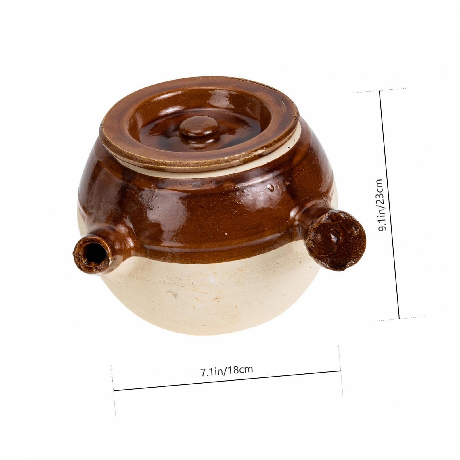 Ківш Ipetboom керамічний для традиційної китайської медицини термостійкий з ергономічною ручкою для газових плит, фото №2 Ківш Ipetboom керамічний для традиційної китайської медицини термостійкий з ергономічною ручкою для газових плит, фото №2