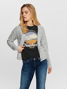 Кардиган ONLCAROL L/S CARDIGAN KNT NOOS 15196734-Light Grey Melange ONLY Сірий L - Фото 1