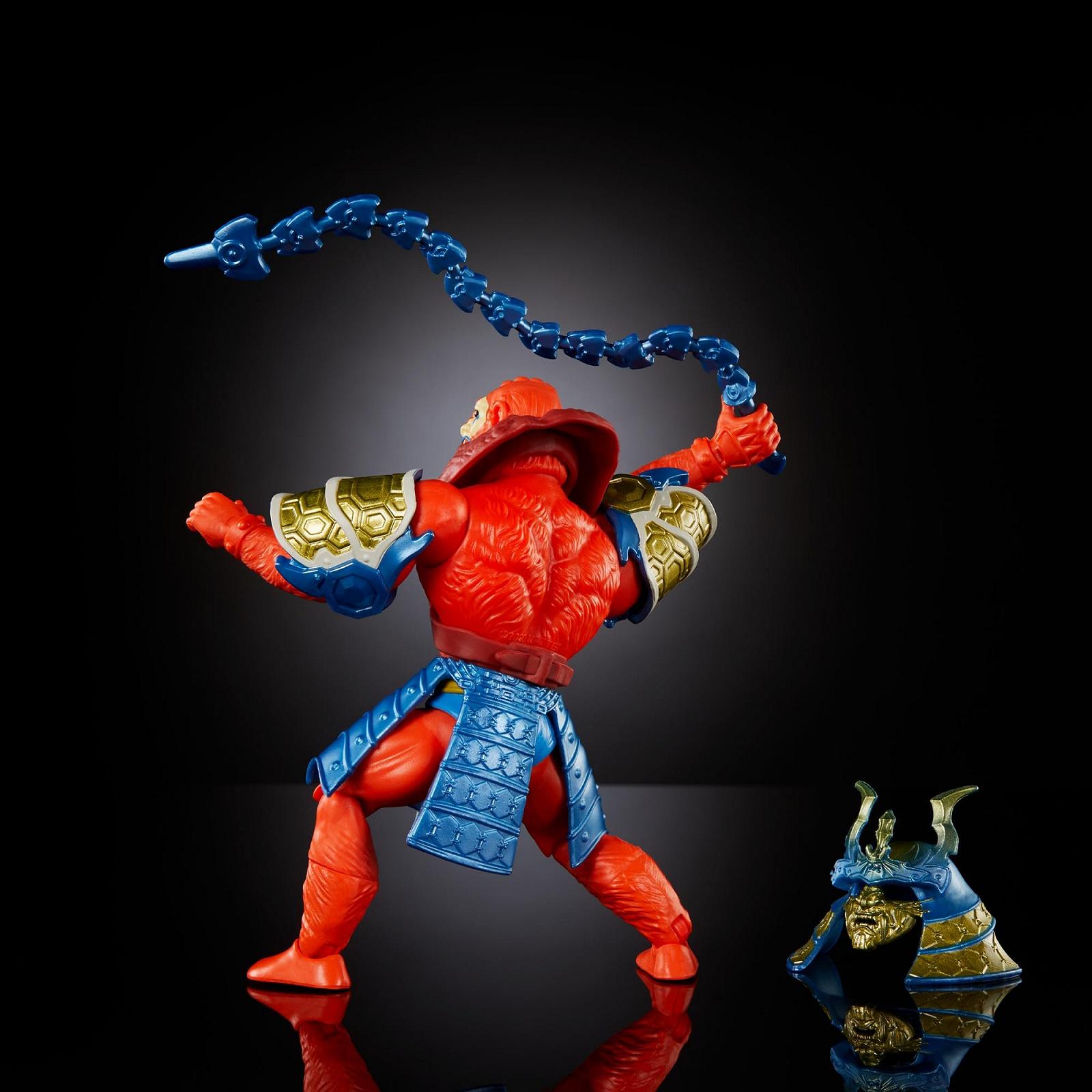 Фигурка Masters of the Universe Origins Turtles of Grayskull Бист Мен, 16 точек движения, кроссовер TMNT и MOTU с аксессуарами, фото №6