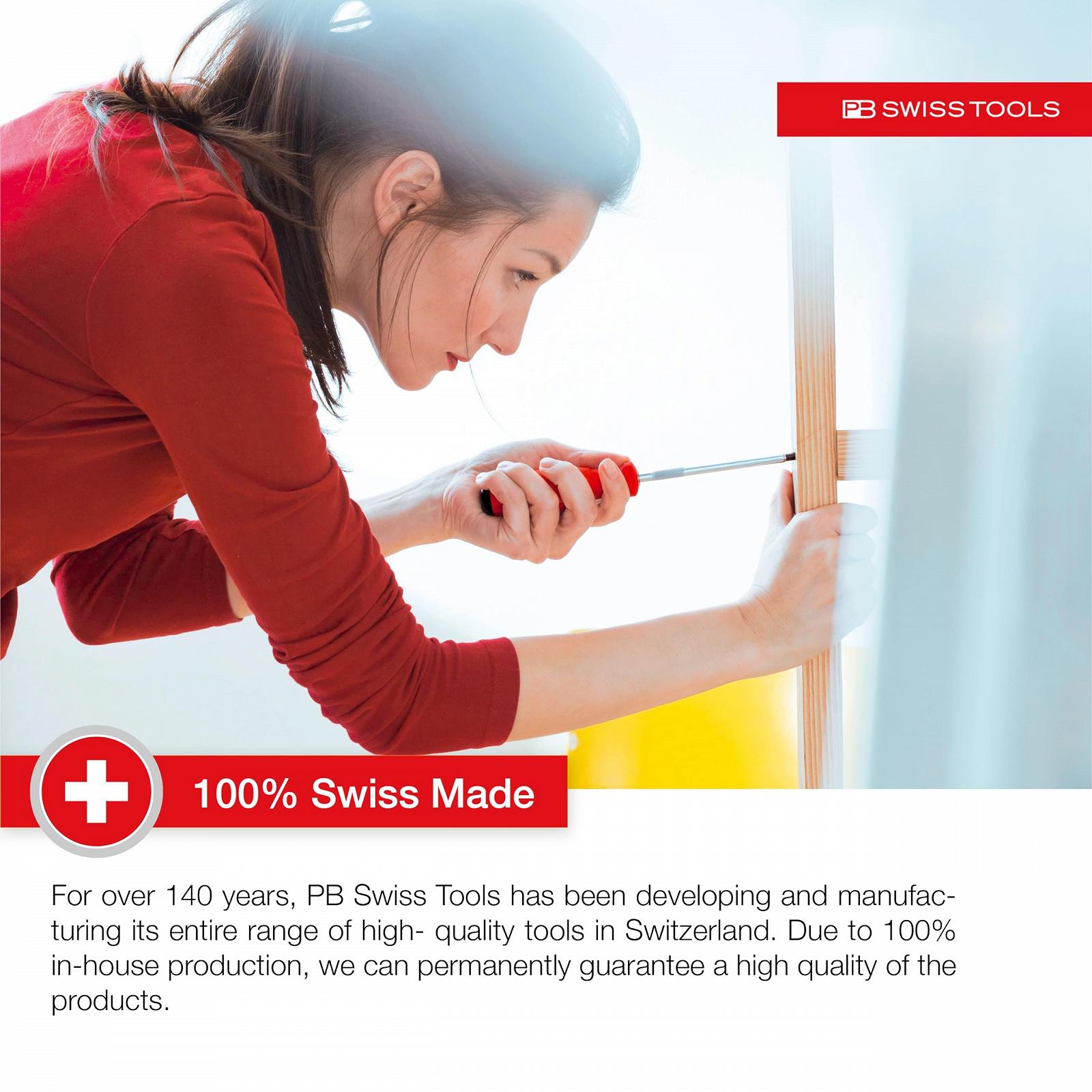 Набор шлицевых отверток PB Swiss Tools SwissGrip PB 8240 6 шт. Размер 1/2/3/4/5/6 настенное крепление, фото №3 Набор шлицевых отверток PB Swiss Tools SwissGrip PB 8240 6 шт. Размер 1/2/3/4/5/6 настенное крепление, фото №3
