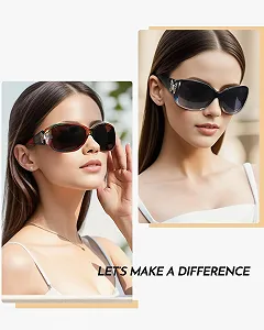 Поляризовані сонцезахисні окуляри Trendy SIPHEW Жіночі Великого розміру Ретро оправа synthetic.ua - Фото 1