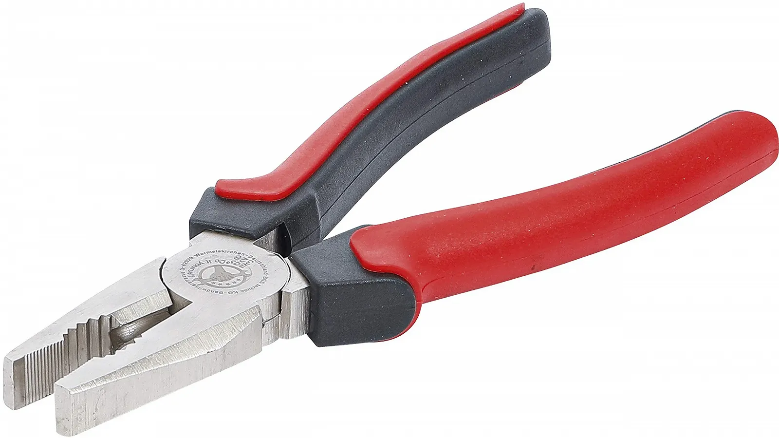 Плоскогубцы комбинированные Kraftmann 326 175 мм, черный/красный/серебристый, фото №2 Плоскогубцы комбинированные Kraftmann 326 175 мм, черный/красный/серебристый, фото №2
